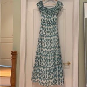 Club Monaco Off the shoulder maxi dress